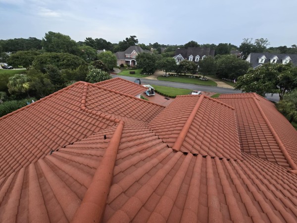 red clay roof cleaning wilmington nc after