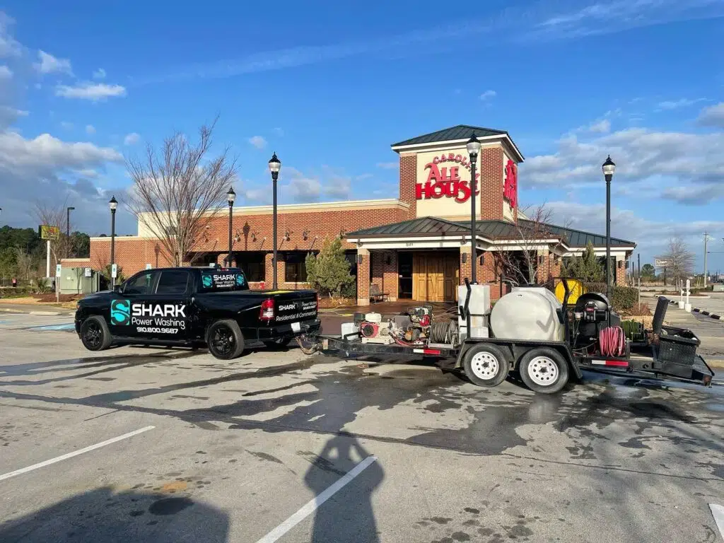 Carolina Ale House Commercial Pressure washing Wilmington